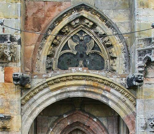 South Window above entrance