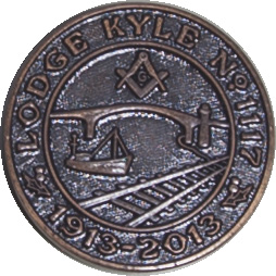 Lodge Kyle Centenary Masonic Penny